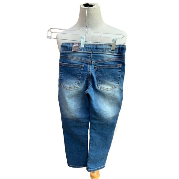 TRUE INDIGO NWT STRETCH KNIT DENIM GIRLS 5 POCKETS ALL SEASON PULL ON DRAWSTRING - Picture 12 of 13